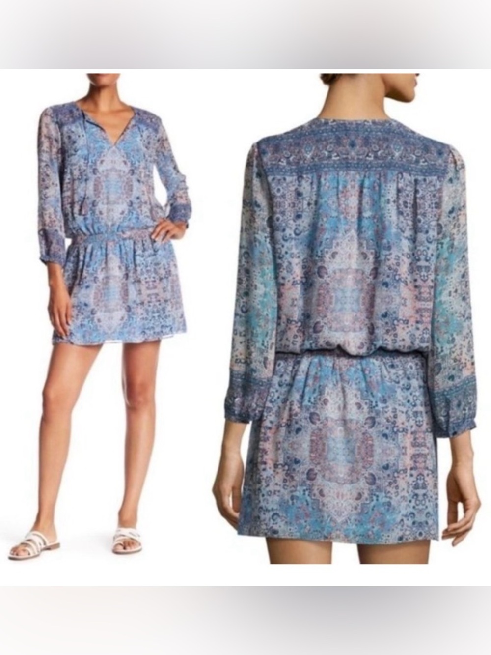 Joie Aidee Printed Silk Dress NWOT Size XS